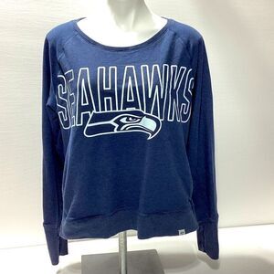 Seattle Seahawks Blue Sweatshirt Forward Brand Women's XL Pullover